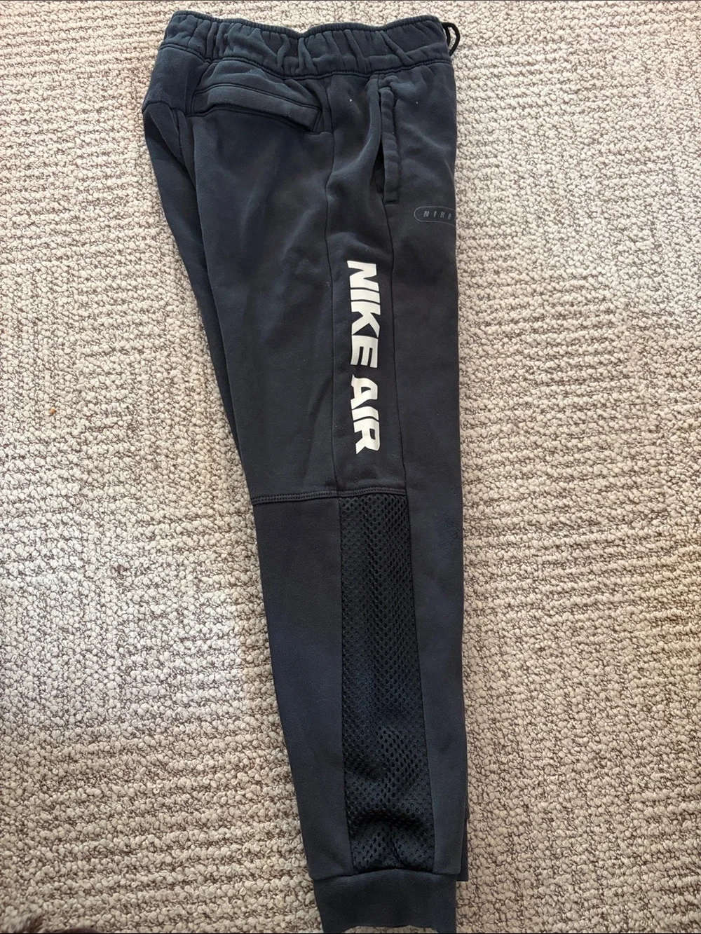 Nike Black Kids Sweatpants with Nike Air Graphic